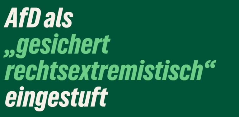 AfD als „gesichert rechtsextremistisch“ eingestuft – Überfällige Konsequenz aus jahrelanger Radikalisierung