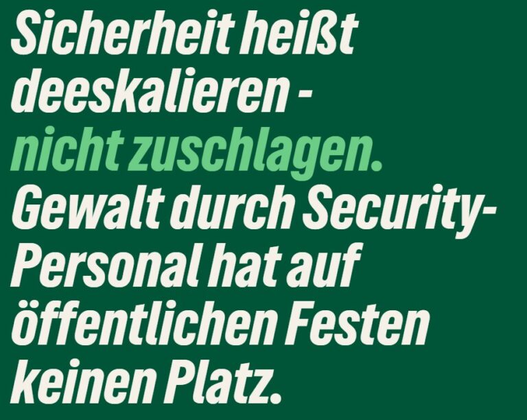 Gewalteskalation durch Sicherheitskräfte beim Strandfest am Kiebitz – so darf Sicherheit nicht aussehen!
